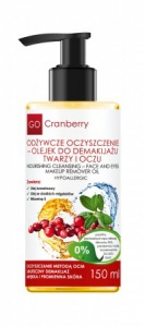 GoCranberry - Odżywcze oczyszczenie - olejek do demakijażu twarzy i oczu - 150 ml