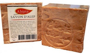 Alepia - Mydło Alep w celofanie 1%, 99% oliwy z oliwek - 190g