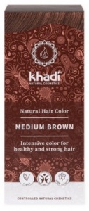 Khadi - Henna naturalna Średni Brąz - 100g