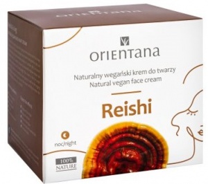 Orientana - Wegański krem do twarzy Reishi na noc - 50 ml