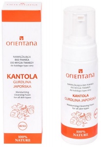Orientana - Nawilżająca Bio Pianka do mycia twarzy Kantola - 150 ml