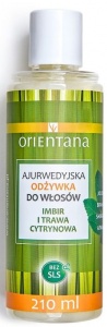 Orientana – Ajurwedyjska odżywka do włosów Imbir i Trawa Cytrynowa – 210 ml