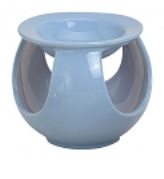 Kominek ceramiczny - kociołek niebieski