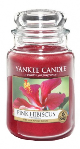 Yankee Candle - Duży słoik Pink Hibiscus - 623g