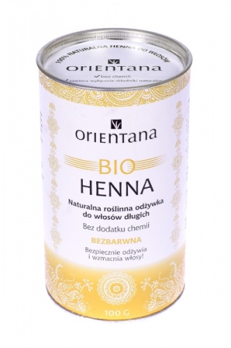Orientana - BIO Henna Bezbarwna odżywka do włosów długich - 100g