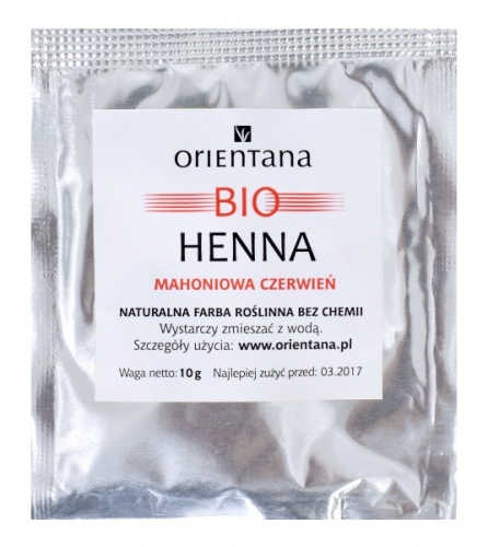 Orientana - BIO Henna Mahoniowa czerwień próbka - 10g