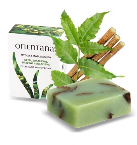 Orientana – Mydło z masłem shea: Neem, Eukaliptus, Drzewo Herbaciane – 100g