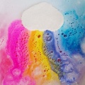 Bomb Cosmetics - Kula do kąpieli Watercolours - Raining Rainbows - 150g