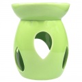  Kominek ceramiczny gładki - zielony - 1szt.