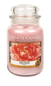 Yankee Candle - Duży słoik Peony - 623g
