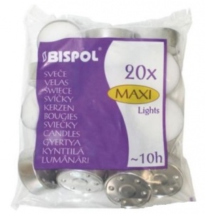 Bispol - Podgrzewacze/tealighty bezzapachowe Maxi 10h