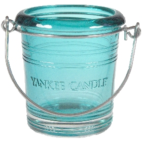 Yankee Candle – Świecznik na sampler „wiaderko” niebieski – 1 szt.