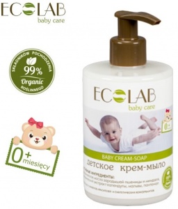 Eco Laboratorie - Krem - mydło dla dzieci od 0+ - 300 ml