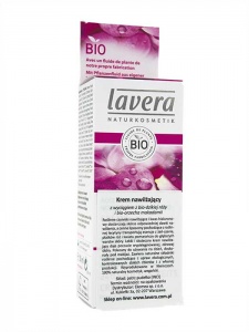 Lavera – Krem nawilżający z wyciągiem z bio-dzikiej róży i bio-orzecha makadamii - 30 ml