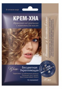Fitokosmetik - Krem-henna bezbarwna stymulacja wzrostu - 50 ml