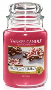 Yankee Candle - Duży słoik Frosty Gingerbread - 623g