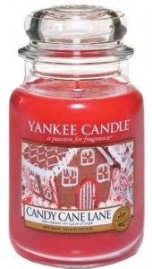 Yankee Candle - Duży słoik Candy Cane Lane - 623g