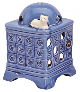 Kominek zapachowy - "kot na piecu" - niebieski
