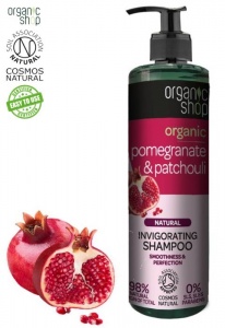 Organic Shop - Orzeźwiający szampon do włosów Granat & Paczula - 280 ml