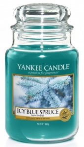 Yankee Candle - Duży słoik Icy Blue Spruce - 623g