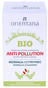 Orientana - Bio krem aktywnie ochronny Anti Pollution Moringa i Cytryniec - 50 ml