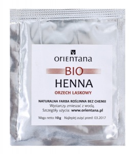 Orientana - BIO Henna Orzech laskowy próbka - 10g
