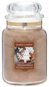 Yankee Candle - Duży słoik Iced Gingerbread - 623g
