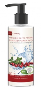 GoCranberry – Aksamitny żel pod prysznic z balsamem nawilżającym – 250 ml