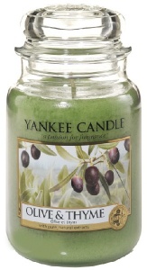 Yankee Candle - Duży słoik Olive & Thyme - 623g