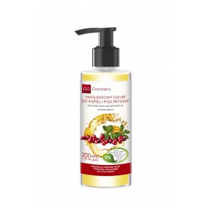 GoCranberry – Emolientowy olejek do kąpieli i pod prysznic – 200 ml + 50 ml gratis
