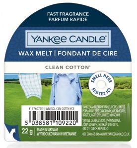 Yankee Candle – Wosk Clean Cotton – 22g