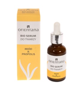 Orientana - BIO Serum do twarzy Miód i Propolis - 30 ml
