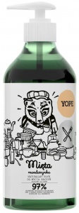 Yope - Płyn do mycia naczyń Mięta i Mandarynka - 750 ml