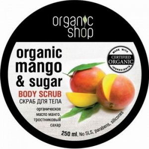 Organic Shop - Organiczny peeling do ciała Kenijskie Mango - 250 ml