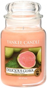 Yankee Candle - Duży słoik Delicious Guava - 623g