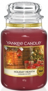 Yankee Candle - Duży słoik Holiday Hearth - 623g