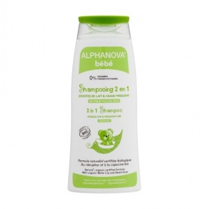 Alphanova – Delikatny szampon do włosów bio – 200 ml