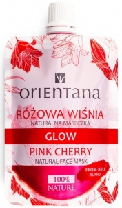Orientana - Różowa maseczka Glow do twarzy - 30 ml