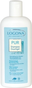 Logona – PUR Szampon i żel pod prysznic dla alergików – 250 ml