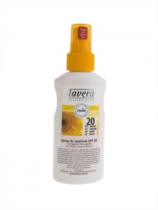 Lavera – Spray do opalania SPF 20 z wyciągiem z bio-nagietka i bio-olejem słonecznikowym - 125 ml