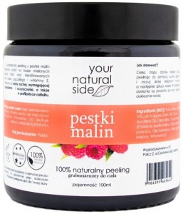 Your Natural Side - Peeling z pestek malin - 100g