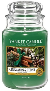Yankee Candle - Duży słoik Cinnamon & Cedar - 623g