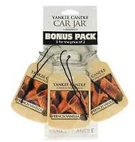 Yankee Candle - Car jar French Vanilla bonus pack - 3 szt.