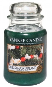 Yankee Candle - Duży słoik Christmas Garland - 623g