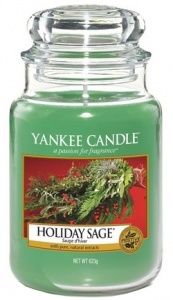 Yankee Candle - Duży słoik Holiday Sage - 623g