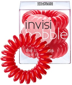 Invisibobble - Gumki do włosów Raspberry Red - 3szt.