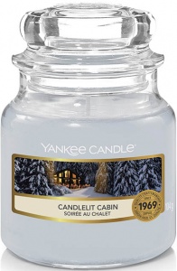 Yankee Candle - Mały słoik Candlelit Cabin - 104g