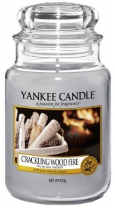 Yankee Candle - Duży słoik Crackling Wood Fire - 623g