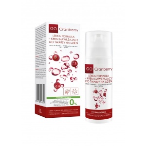 GoCranberry - Lekka formuła - Krem nawilżający do twarzy na dzień - 50 ml