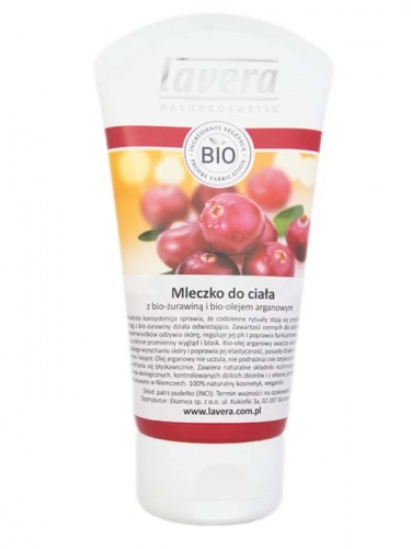 Lavera – Mleczko do ciała z bio-żurawiną i bio-olejem arganowym – 150 ml